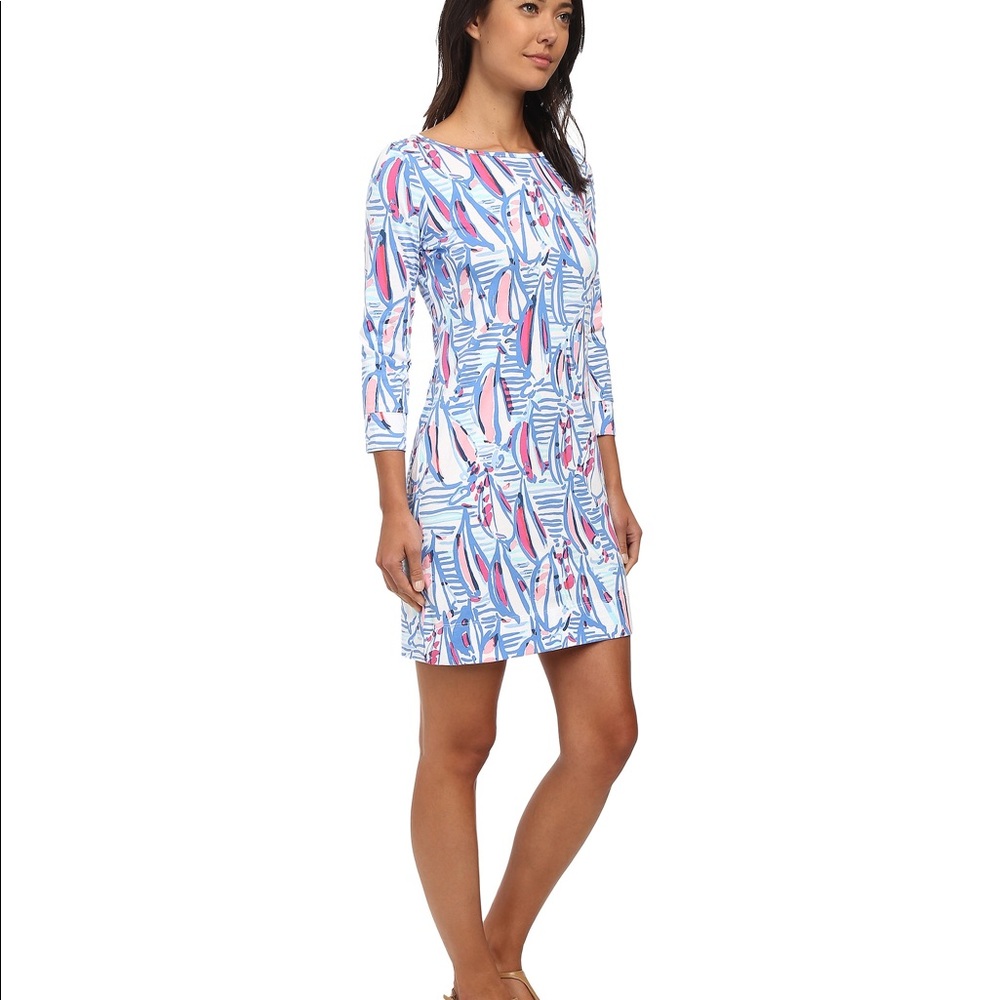 Lilly Pulitzer boatneck dress Red Right Return